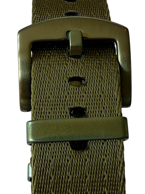 Nato Strap - Farbe oliv mit PVD Schliesse oliv
