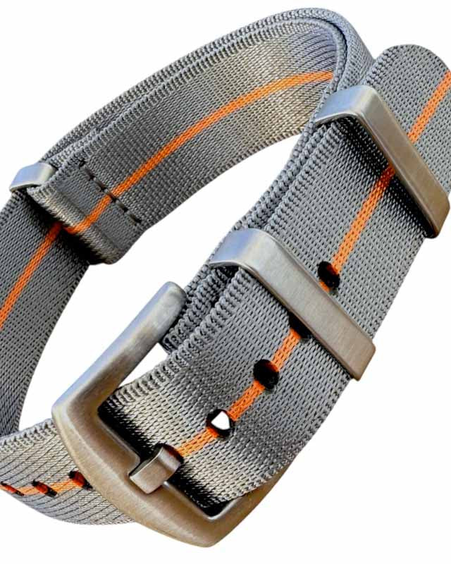 Nato Strap - Farbe grau orange