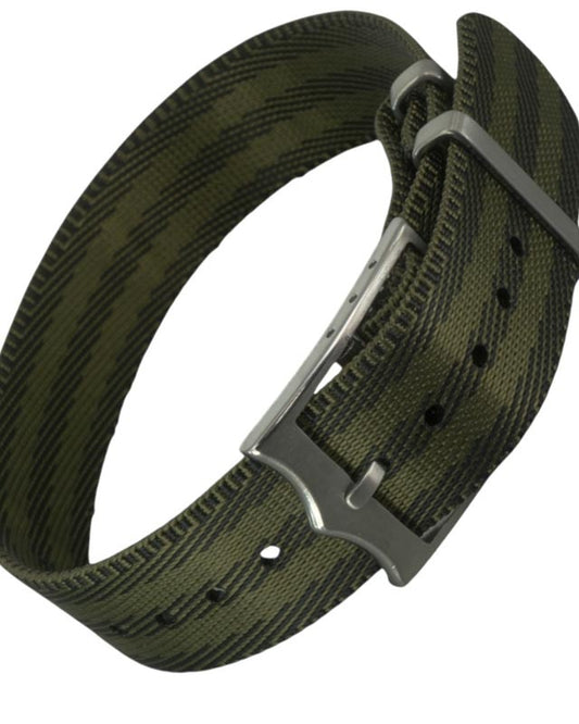 Nato Strap Premium - Farbe schwarz oliv