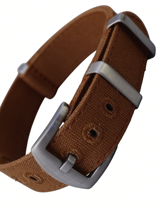 Canvas Nato Strap - Farbe ziegelrot