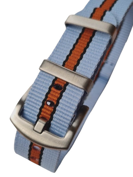 Nato Strap - Gulf Farbe hellblau bleached