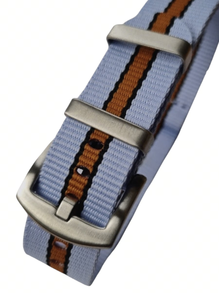 Nato Strap - Gulf Farbe hellblau bleached