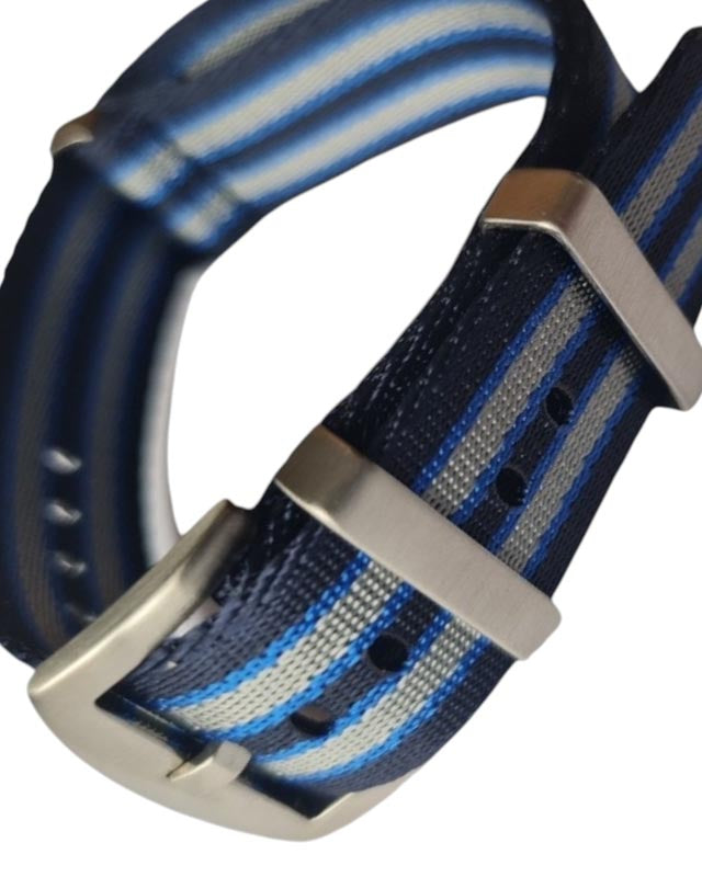 Nato Strap - Farbe navy hellblau grau