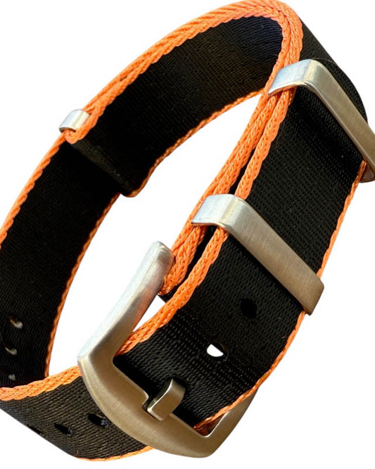 Nato Strap - Farbe schwarz orange