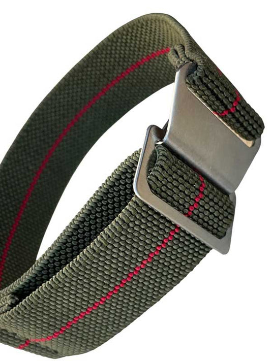 Parachute Strap Stretch - Farbe oliv rot