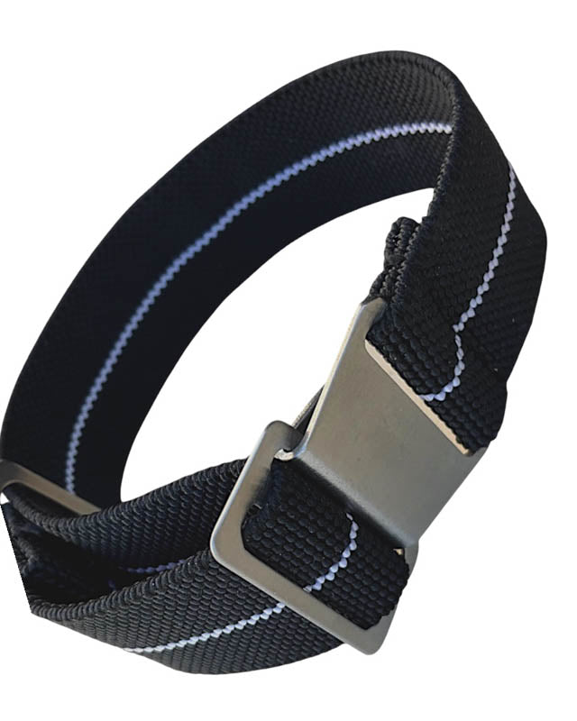 Parachute Strap Stretch - Farbe schwarz weiss